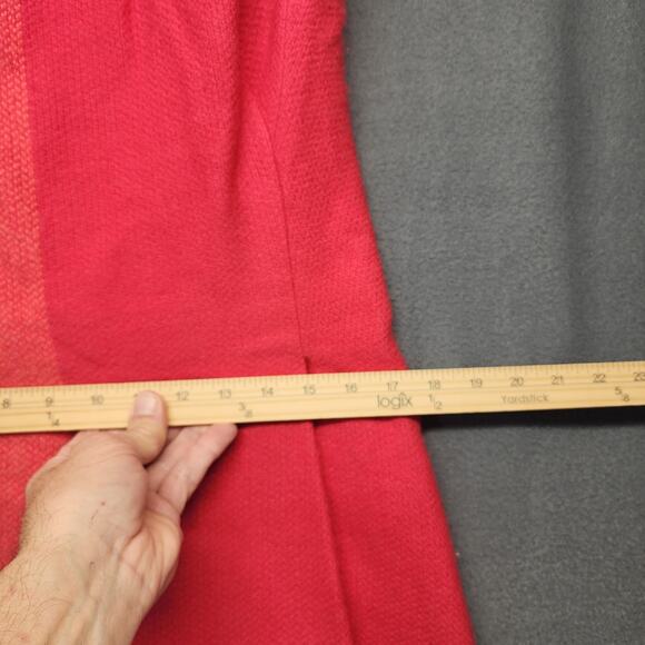 Countess Ebba Von Eckermann Vtg 60s Dress Womens Wool Pink Sweden Tagged 16 - Picture 7 of 16